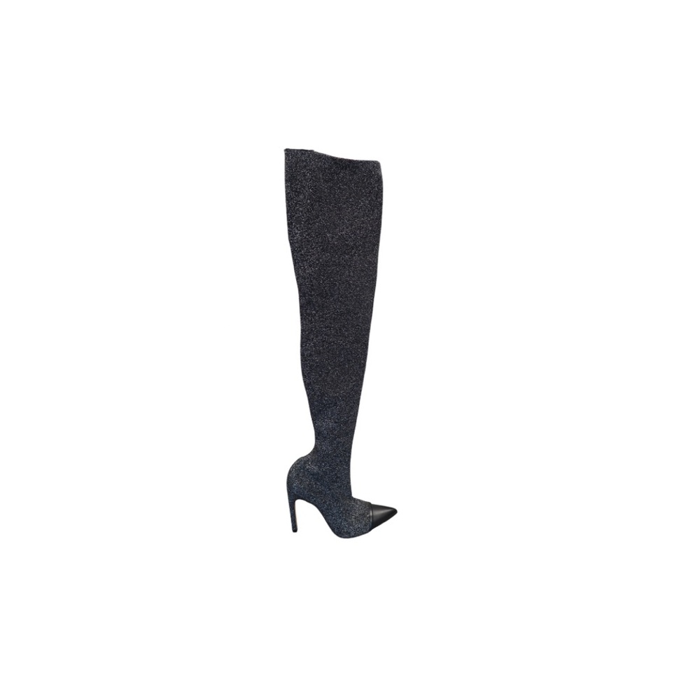Givenchy Sparkling Black Knee-High Boots